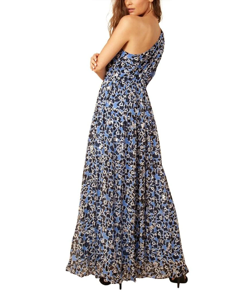 maxi black maternity dress Summer Mae Asymmetric Maternity Maxi Dress