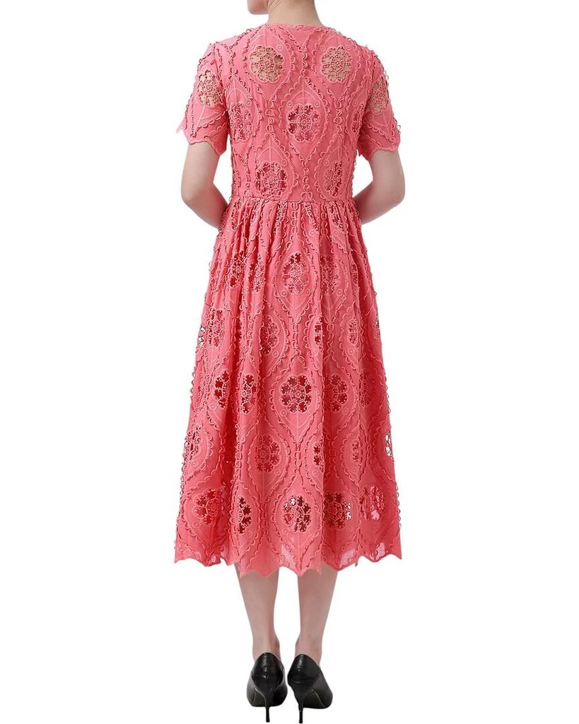 burryco midi dress Burryco Pink Solid Midi Dress  Bluefly