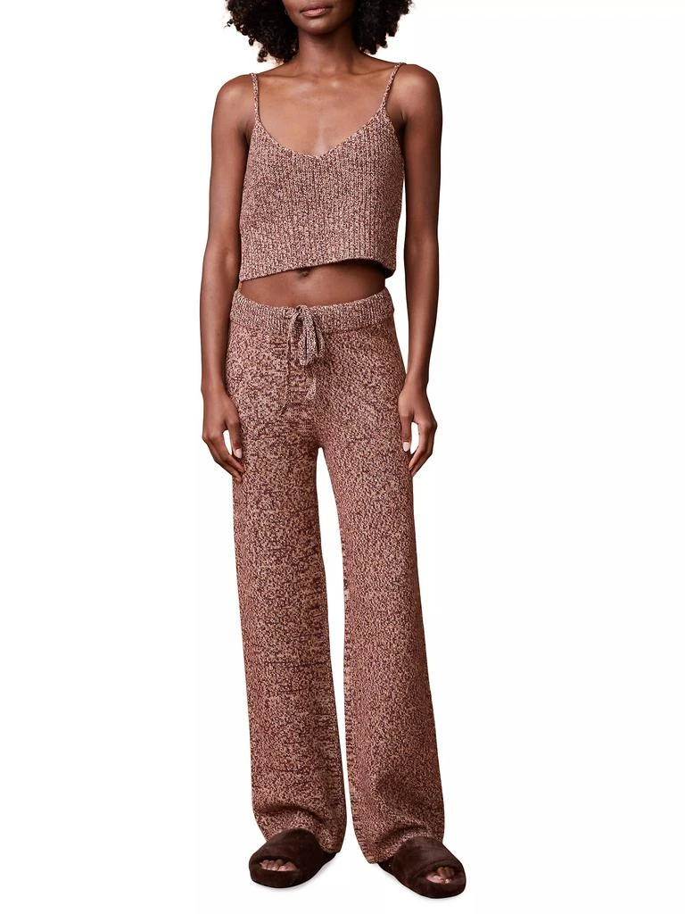 Monrow Marled Wool-Blend Lounge Pants 2
