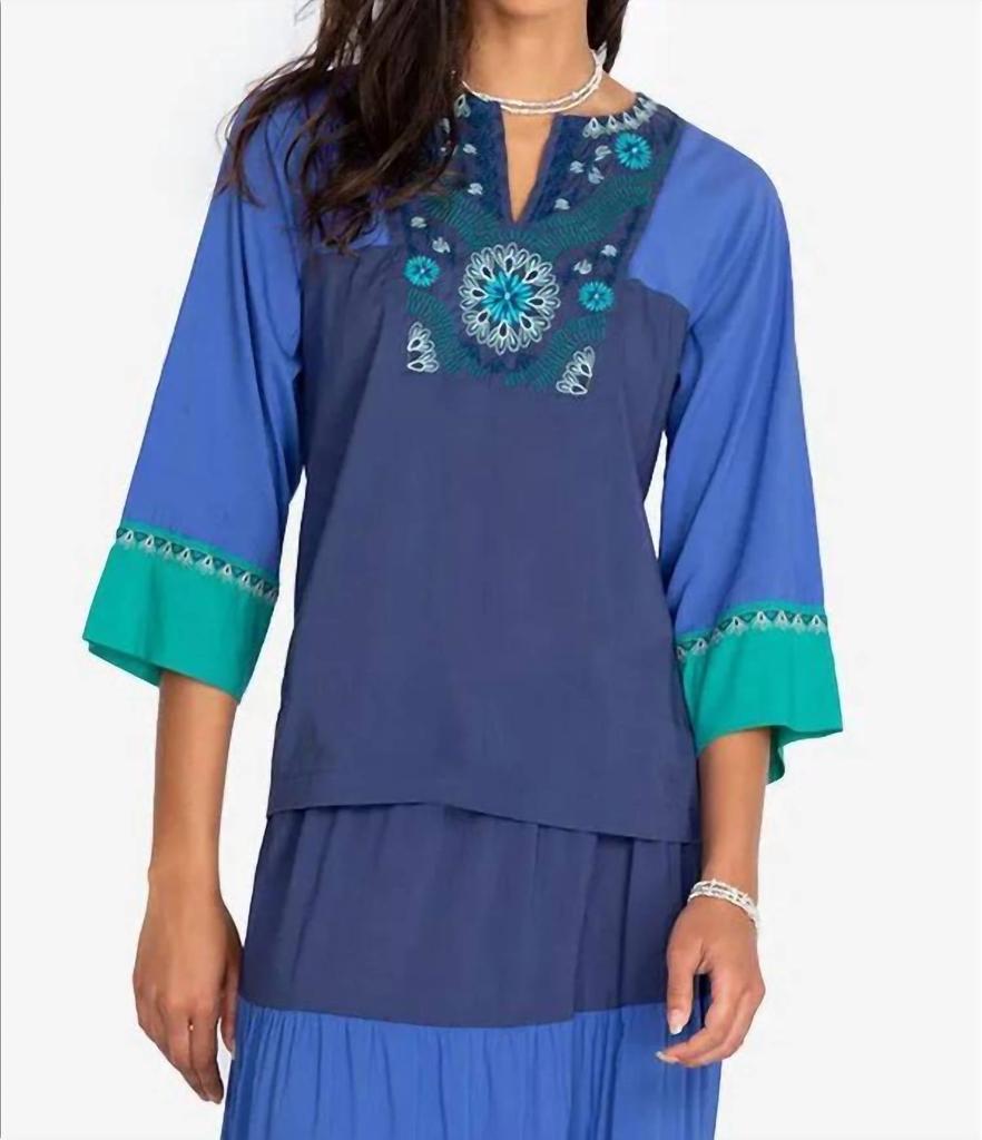 Johnny Was Johnny Was - Zaida Color Block Top