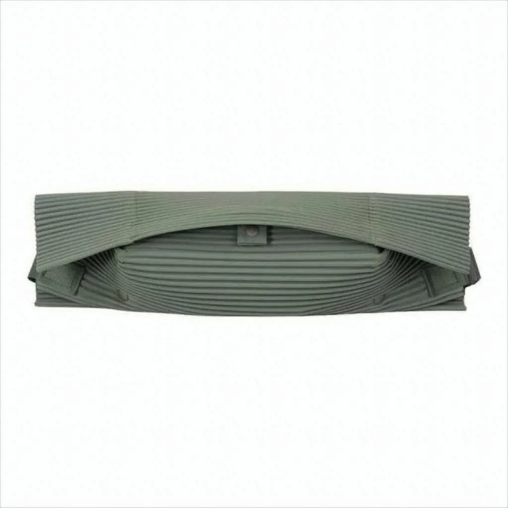 Homme Plissé Issey Miyake Pleated Crossbody Bag With Adjustable Strap And Unique Design 4