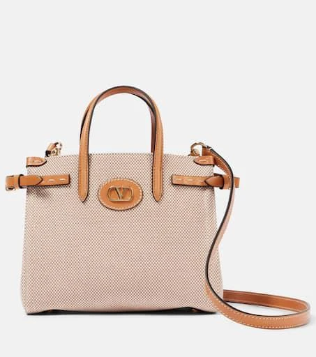 Valentino Antibes Small canvas tote bag 1