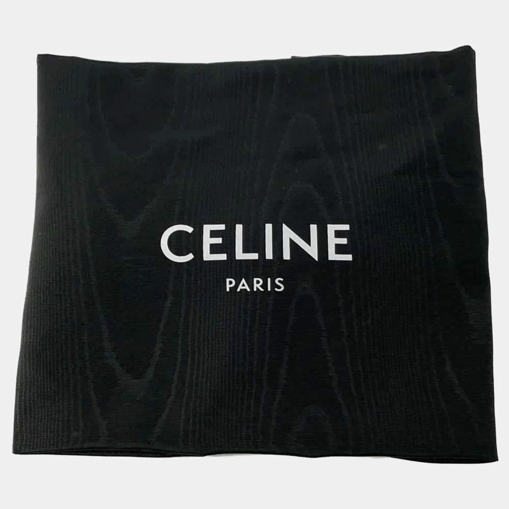 Celine Celine Black Calf Leather Cabas Drawstring Cuir Triomphe Tote Bag 11