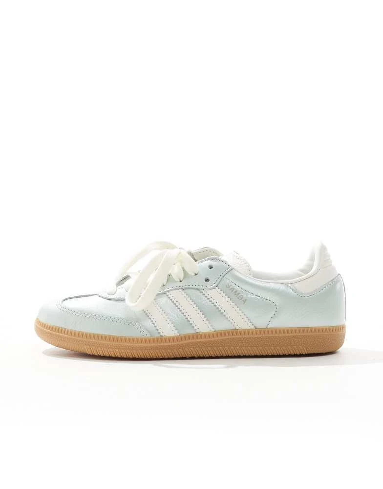 Adidas adidas Originals Samba trainers in metallic 2
