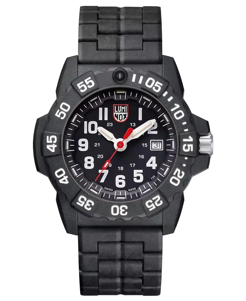 Luminox 3502 Navy SEAL Watch, Carbon Link Bracelet 1