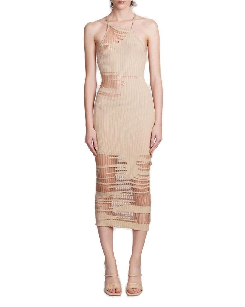 Cult Gaia Cult Gaia	Nodin Sleeveless Ribbed-Knit Dress 1