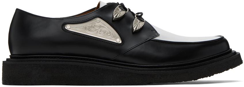 Toga Virilis Black & White Hardware Derbys