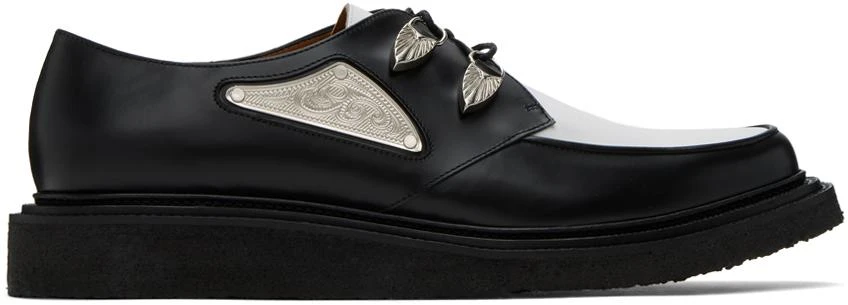 Toga Virilis Black & White Hardware Derbys 1
