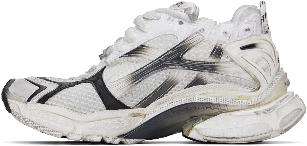 Balenciaga White & Black Runner Gradient Sneakers 3