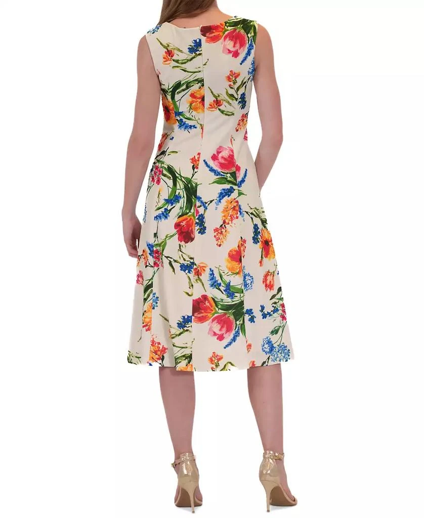 Donna Ricco Women's Floral-Print Midi Dress 3