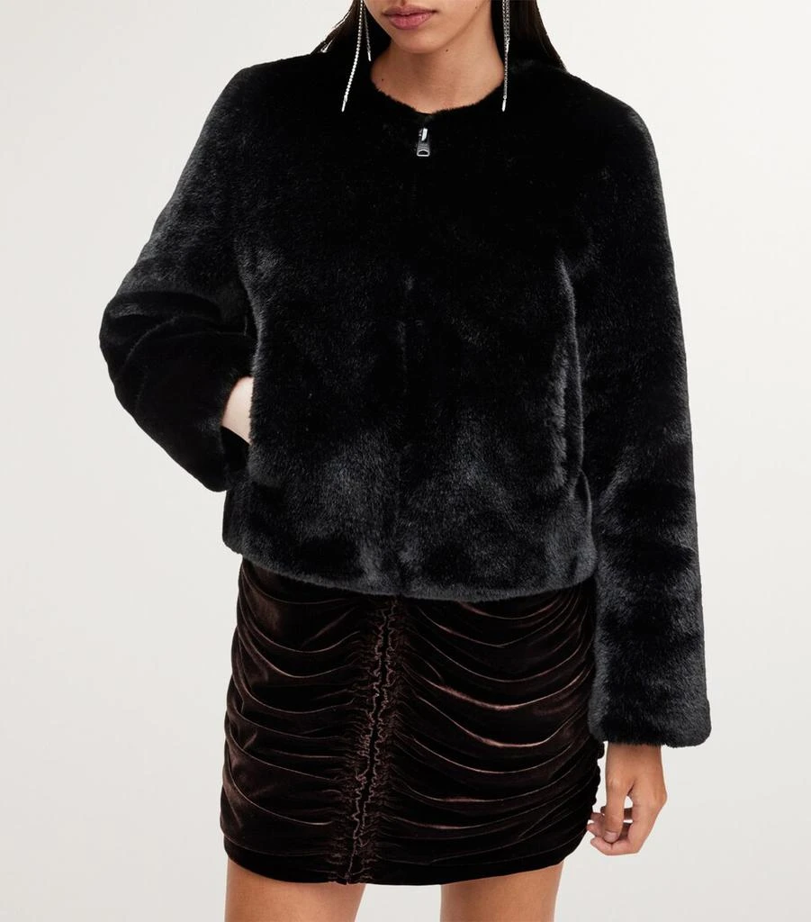 ALL SAINTS Faux Fur Florence Jacket 6