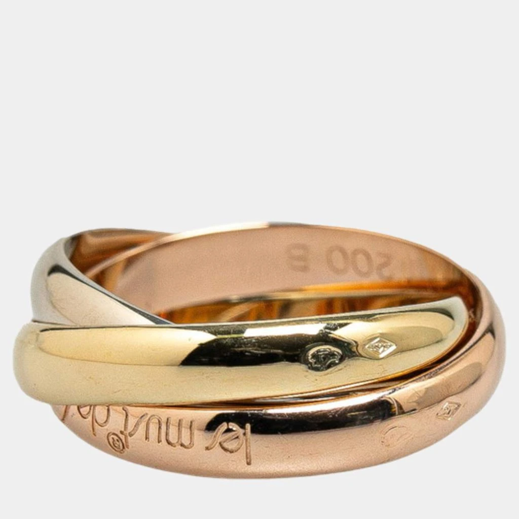 Cartier Cartier 18K Yellow Gold, Rose Gold, White Gold Trinity Ring EU 52 3