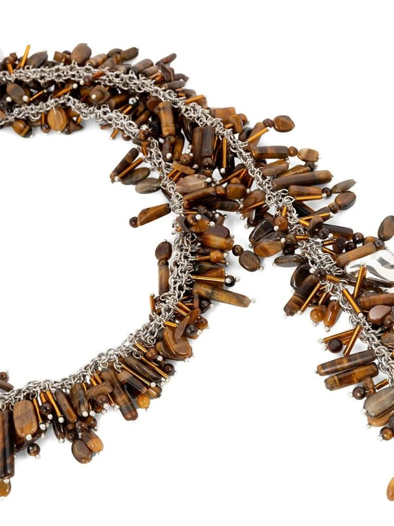 Dries Van Noten Embroidered Scarf' Necklace 2