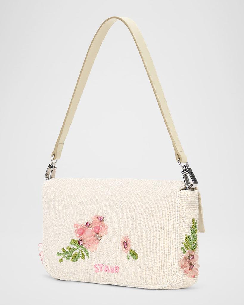 【STAUD】公式完売☆ビーズバッグ Timmy Shoulder Bag〈Cream〉 TIMMY SHOULDER BAG CREAM