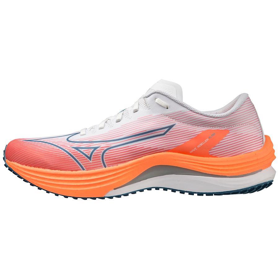 Mizuno Mizuno Wave Rebellion Flash J1GC233501 Sneakers Men's White Running Shoes DWA306 (Multicolor,12)