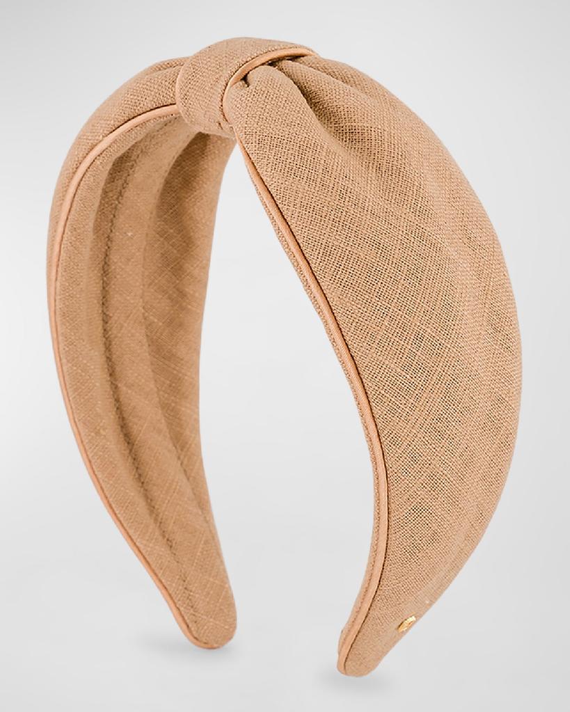 Alexandre de Paris Cinched Cotton Headband