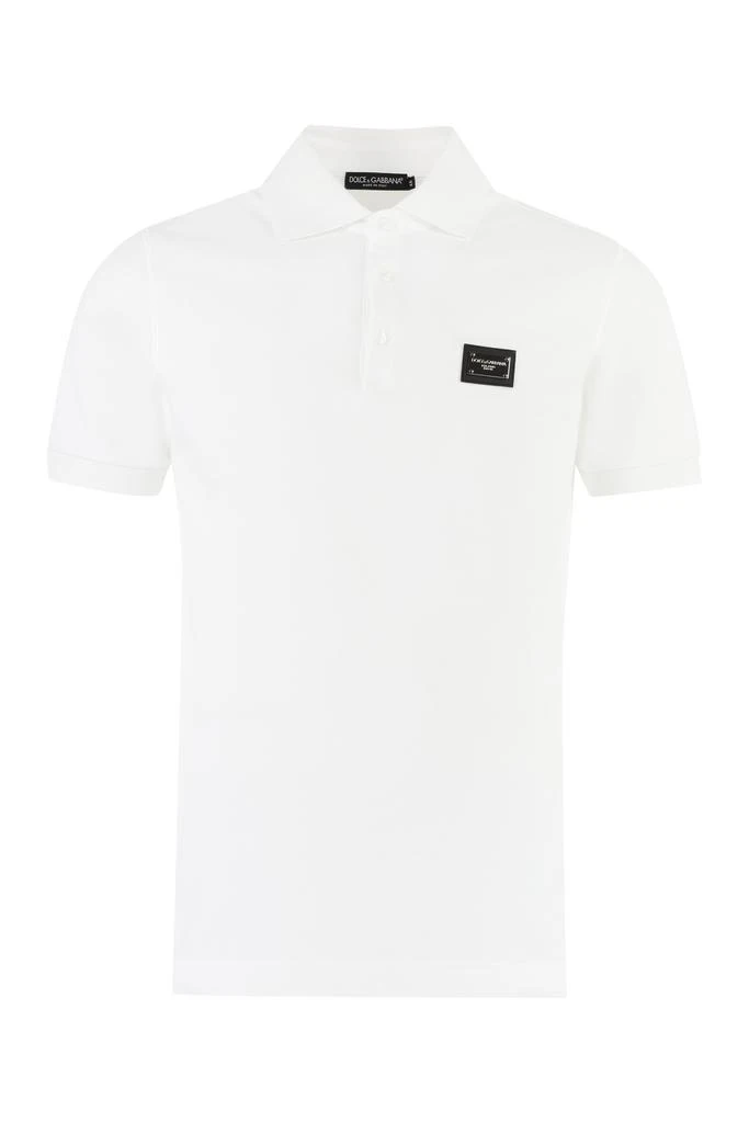 Dolce & Gabbana LOGO PLAQUE POLO SHIRT 1