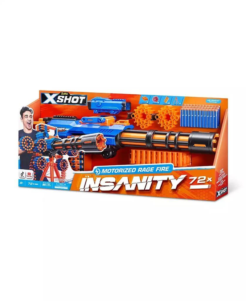 X-Shot Excel Insanity Motorized Rage Fire Gatlin Blaster 2