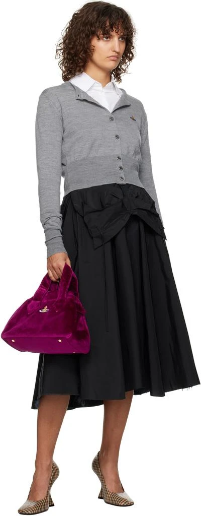 Vivienne Westwood Purple Medium Yasmine Bag 4