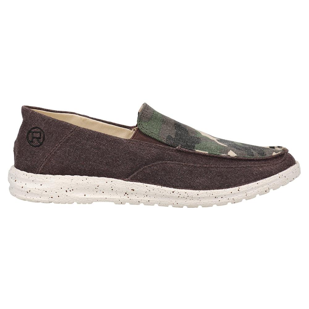 Roper Hang Loose Camo Slip On Casual Flats