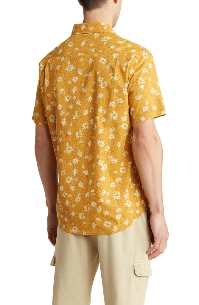 Quiksilver Future Hippie Floral Short Sleeve Button-Up Shirt 2
