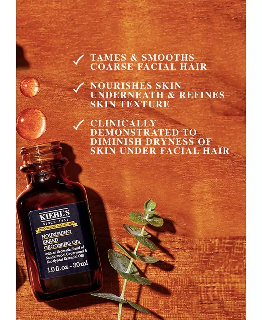 Kiehl's Grooming Solutions Nourishing Beard Grooming Oil, 1-oz. 2