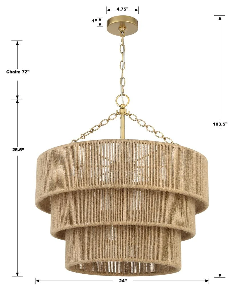 Crystorama Shyla 10-Light Chandelier 5