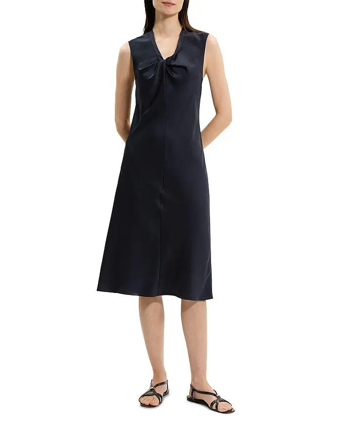 long sleeve black shirt dress Lightweight Black Midi Shirt Dress