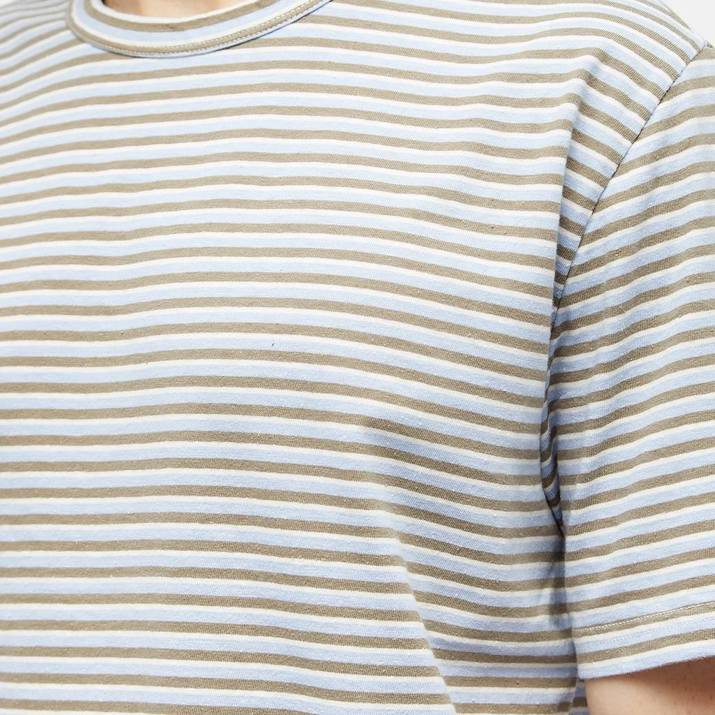 Officine Générale Officine Générale Slub Cotton Stripe T-Shirt 5