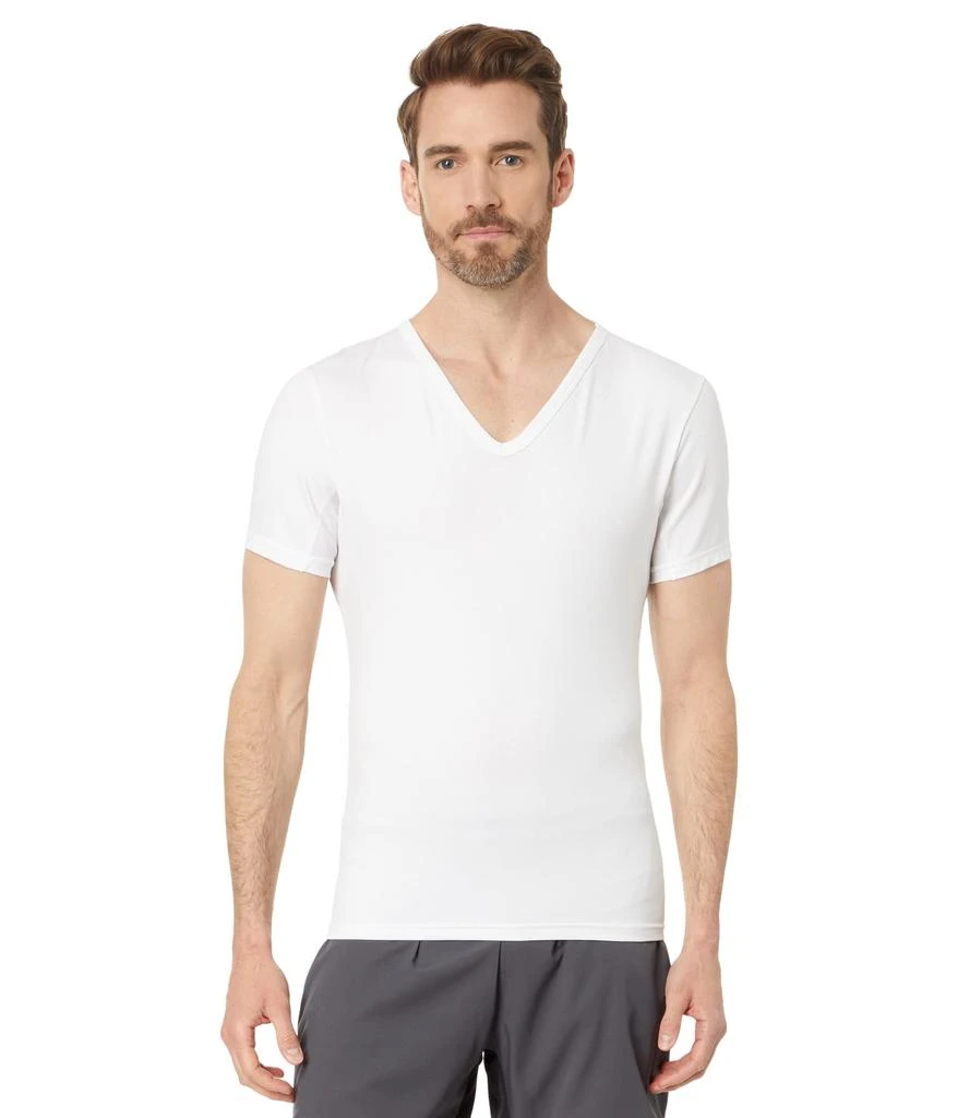 Spanx for Men Cotton Spandex V-Neck 1