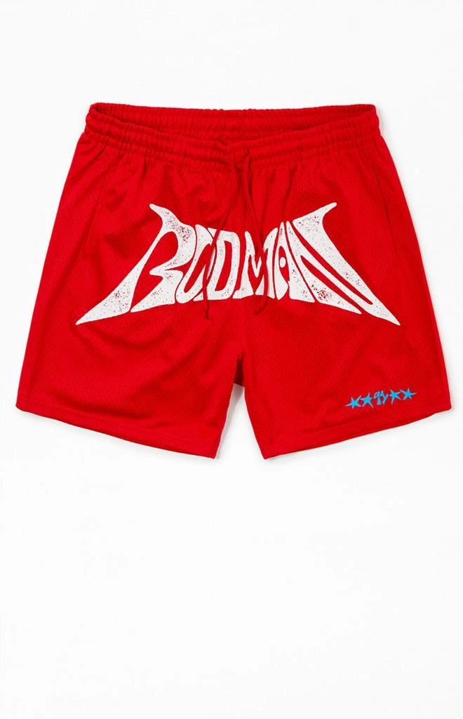 RODMAN BRAND Arc Logo Mesh Basketball Shorts 1