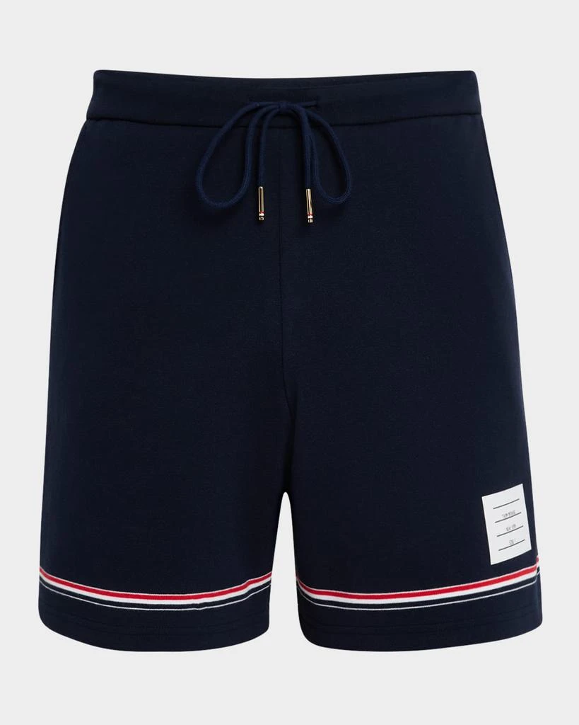 Thom Browne Men's Mid-Thigh Interlock Shorts 1