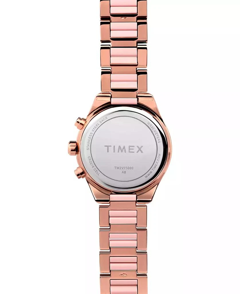 Timex Women's Quartz Analog Premium Dress Alloy Rose Gold Watch 38mm 4