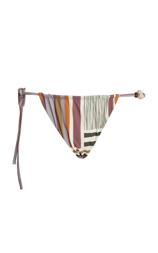 SIR SIR - Exclusive Lipari Beaded String Brief Bikini Bottom - Stripe - 0 - Moda Operandi 1