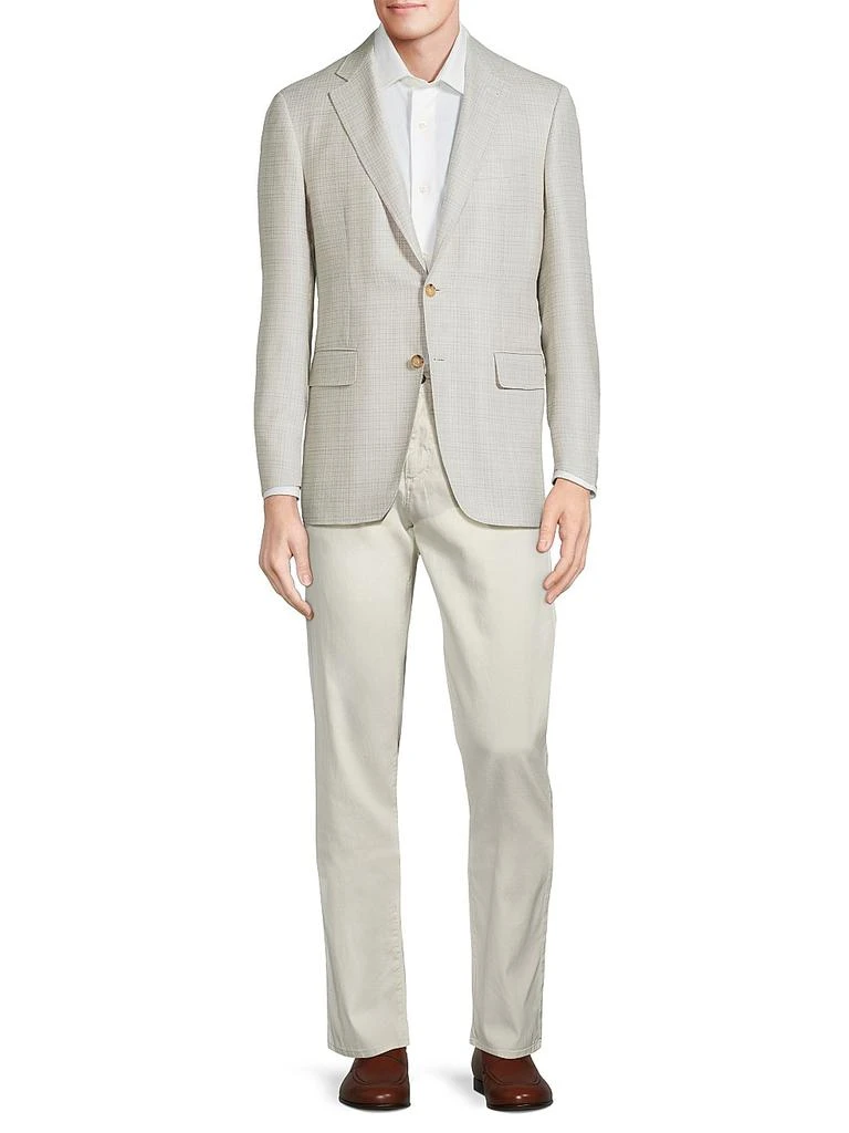 Canali Kei Wool-Blend Two-Button Sport Coat 2