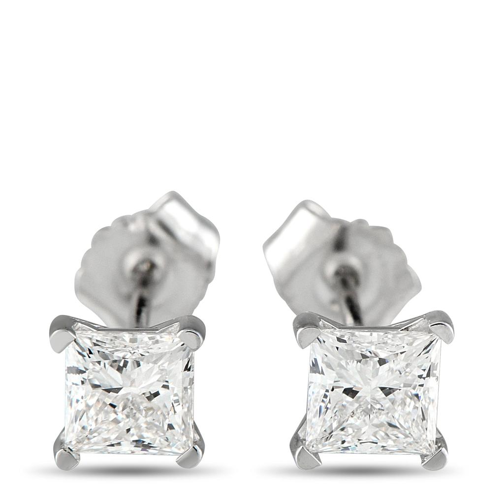 LB Exclusive 14K White Gold 1.0ct Lab-Grown Diamond Earrings MF13-051525