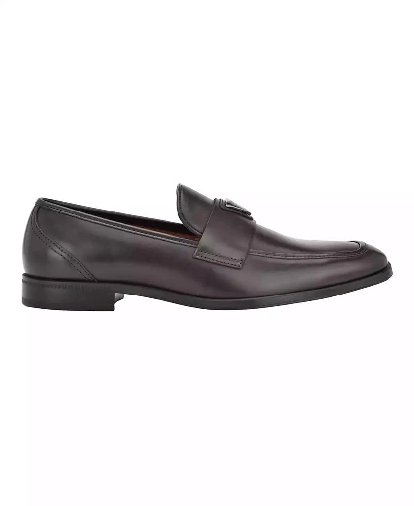 GUESS Men's Hemmer Square Toe Slip On Dress Loafers 3