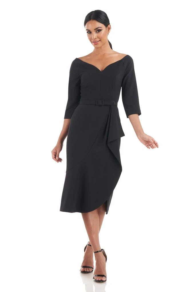 Kay Unger Izzy Belted Cocktail Dress 7
