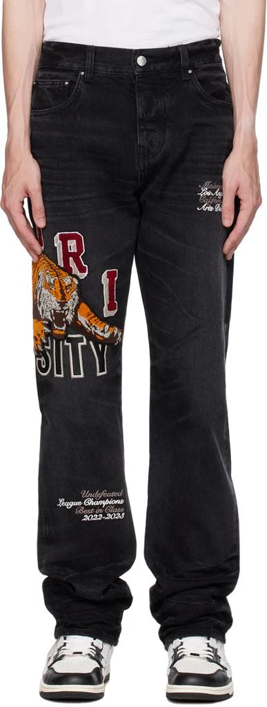 AMIRI Black Tiger Jeans 1