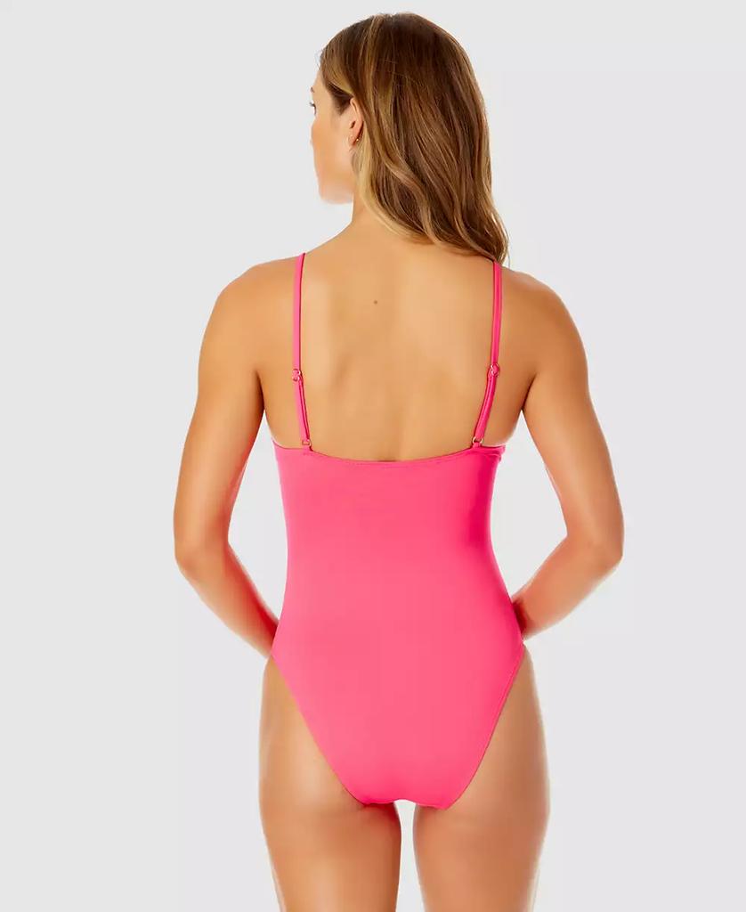 Anne Cole Women's Vintage Scoop-Neck One-Piece Swimsuit