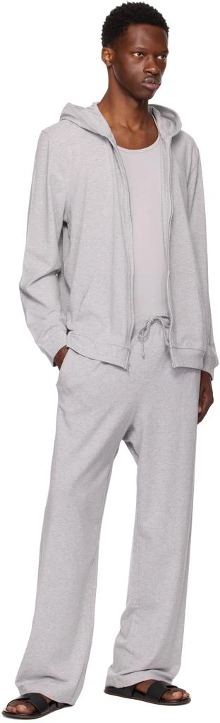 SKIMS Gray Jersey Lounge Relaxed Straight Leg Sweatpants 4