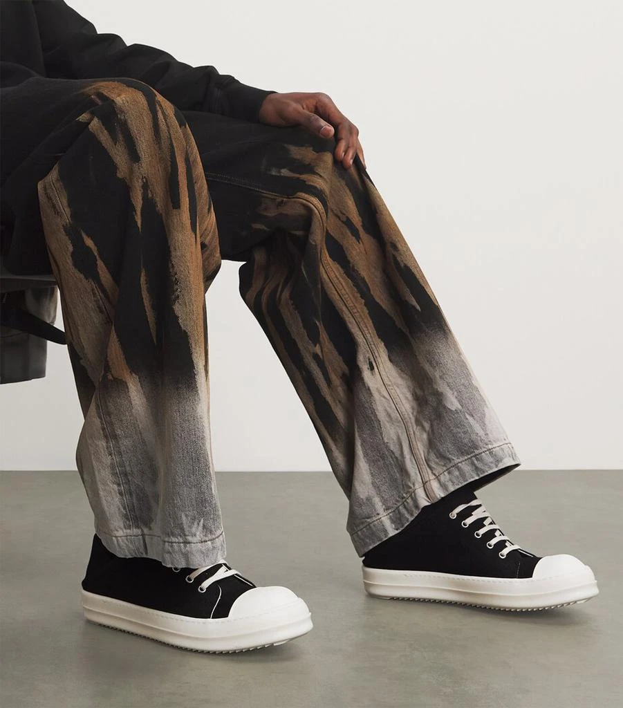 Rick Owens Canvas Slip-On Sneakers 6