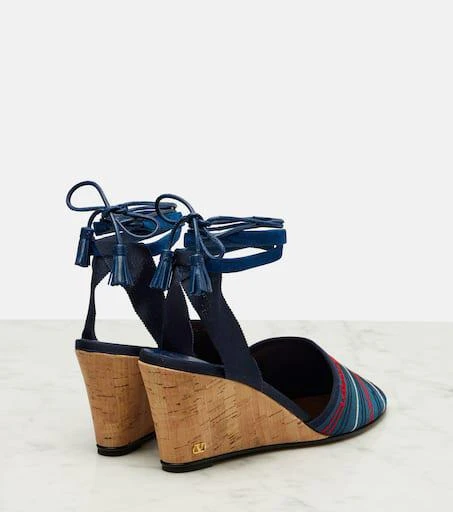 Valentino La Cruisette canvas espadrille wedges 2