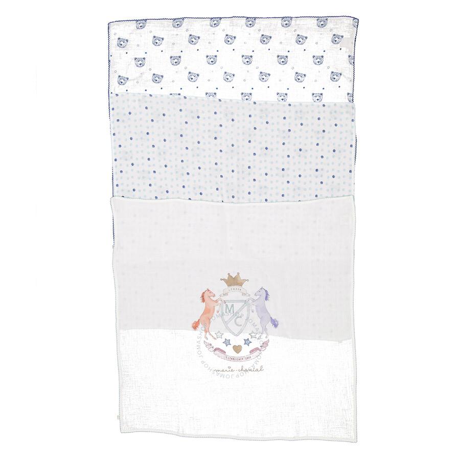 Marie Chantal Kids Graphic-Print Muslin Cloths