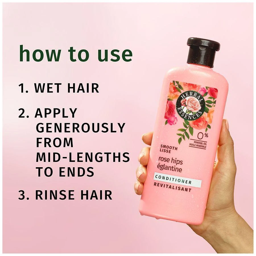 Herbal Essences Rose Hips Smooth Conditioner Luscious floral bouquet with rose petal top notes 2
