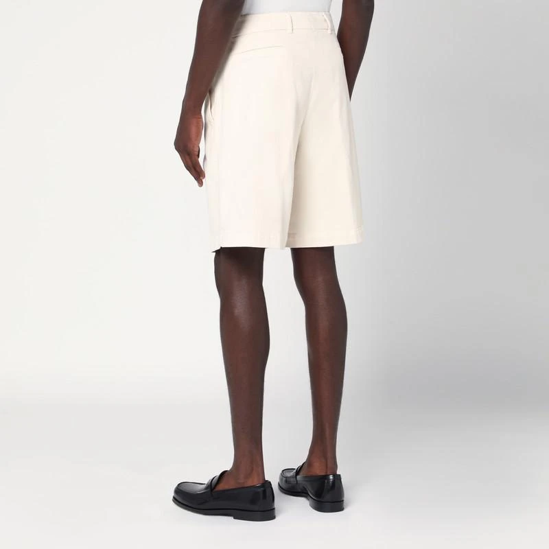 Brunello Cucinelli Ivory cotton bermuda shorts 4