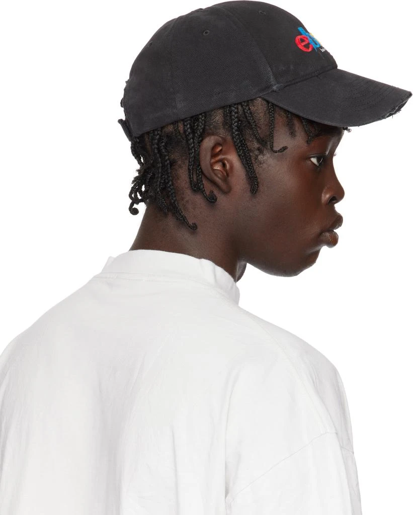 Balenciaga Black eBay Edition Cotton Cap 3