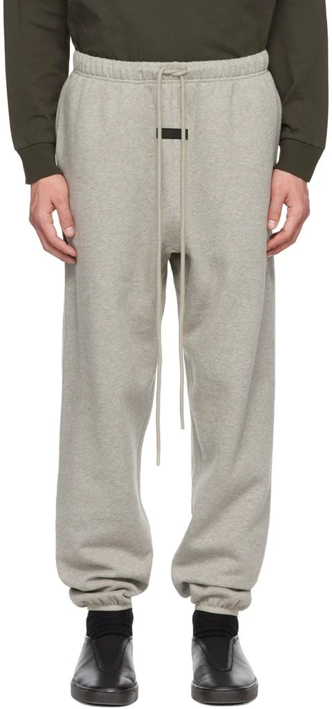 Fear of God ESSENTIALS Gray Drawstring Sweatpants 1