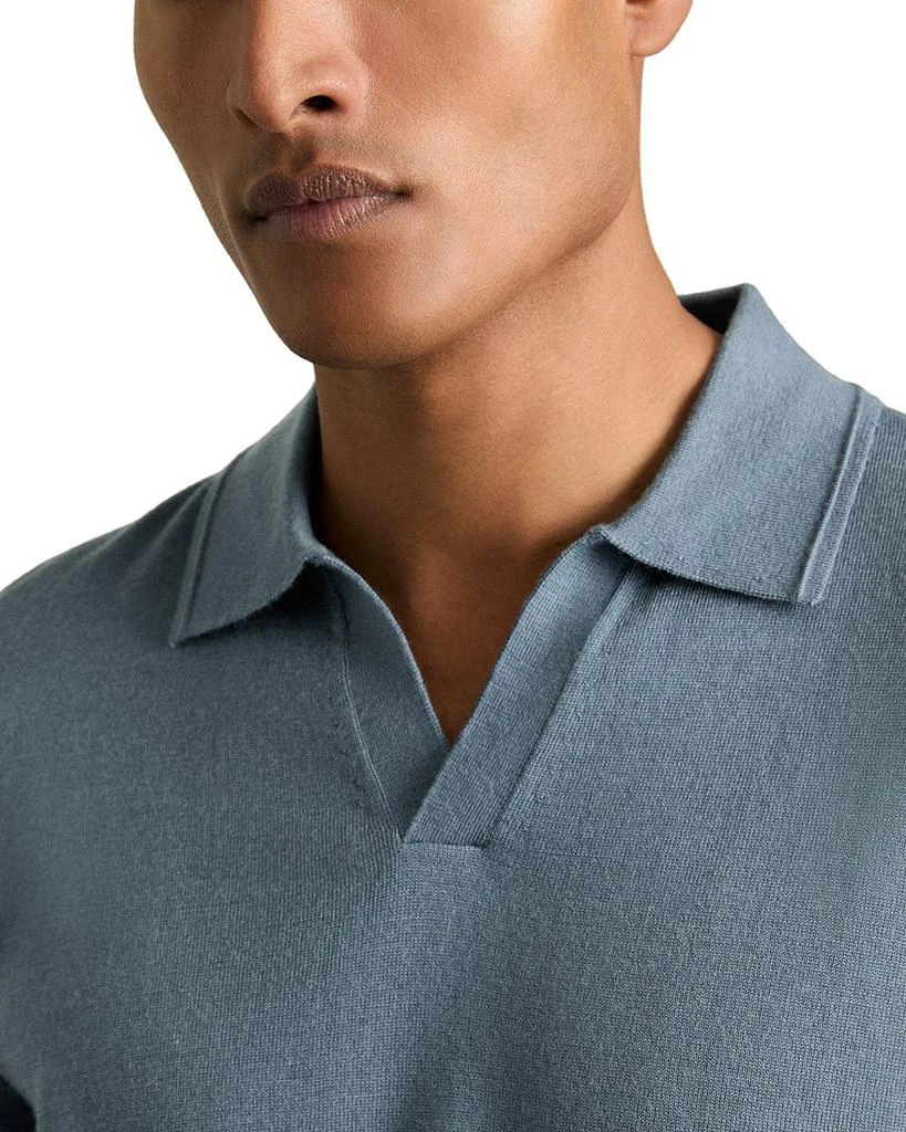 REISS Duchie Regular Fit Open V Neck Polo 4