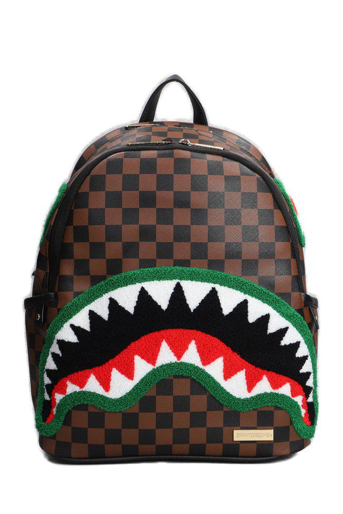 Sprayground Sprayground Shark Checked Backpack